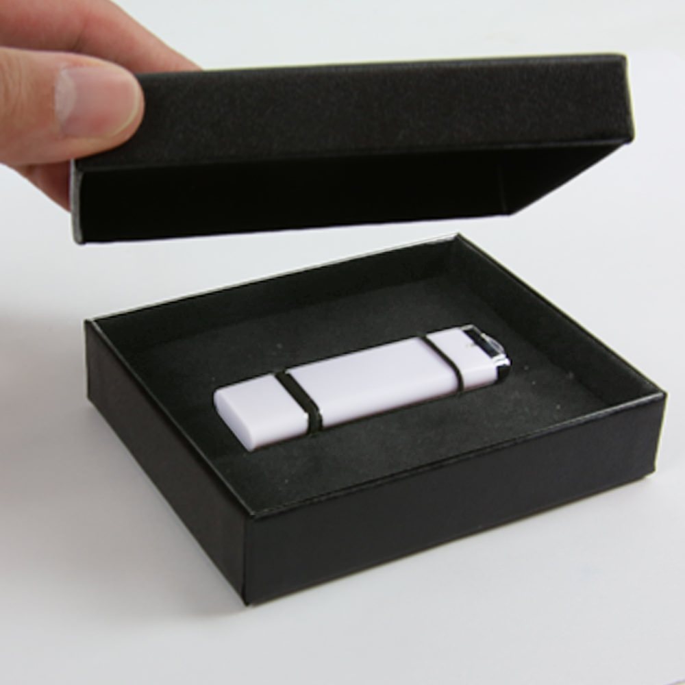Black "USB Drive" Gift Box, 2-Piece