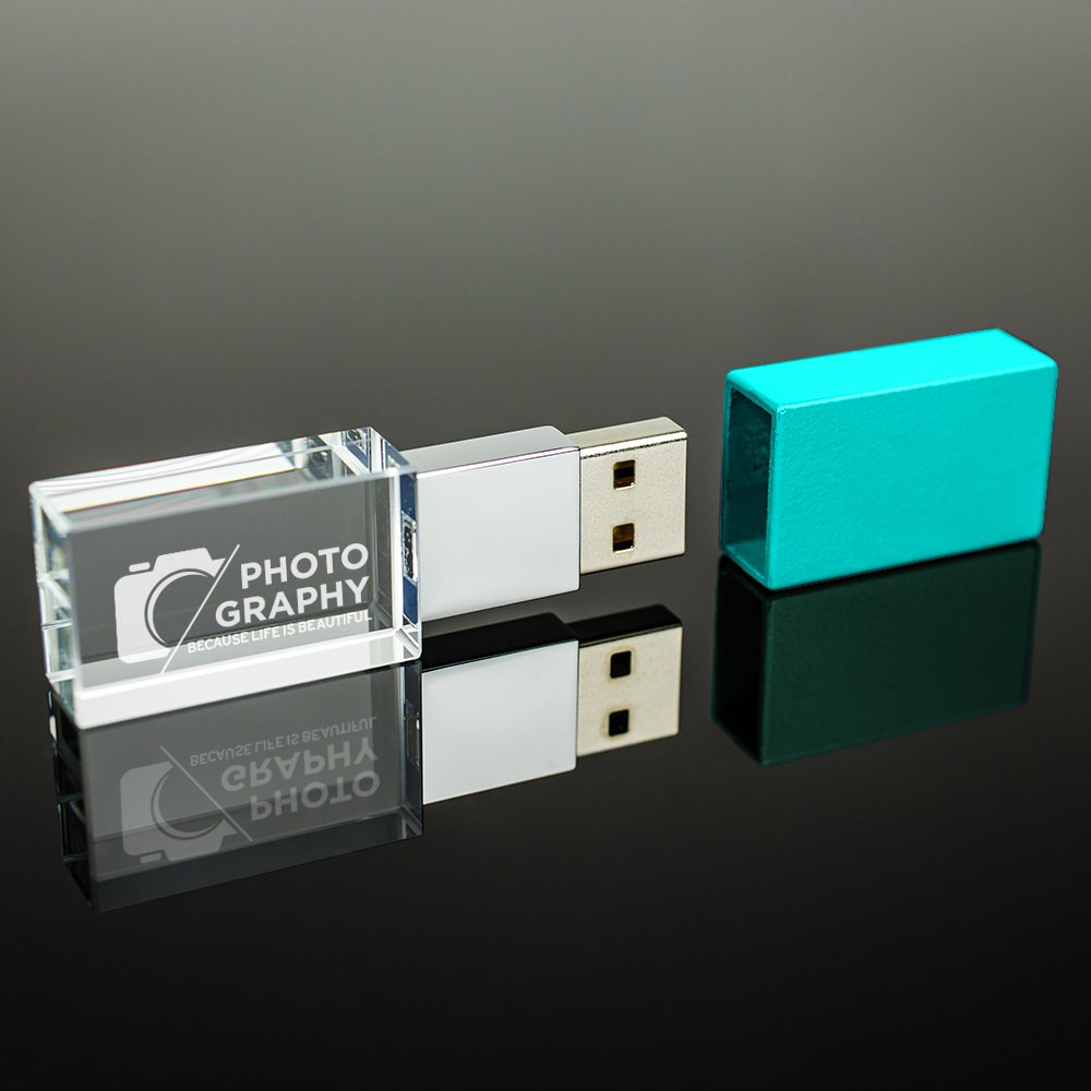 Printed Crystal USB Drives 8GB