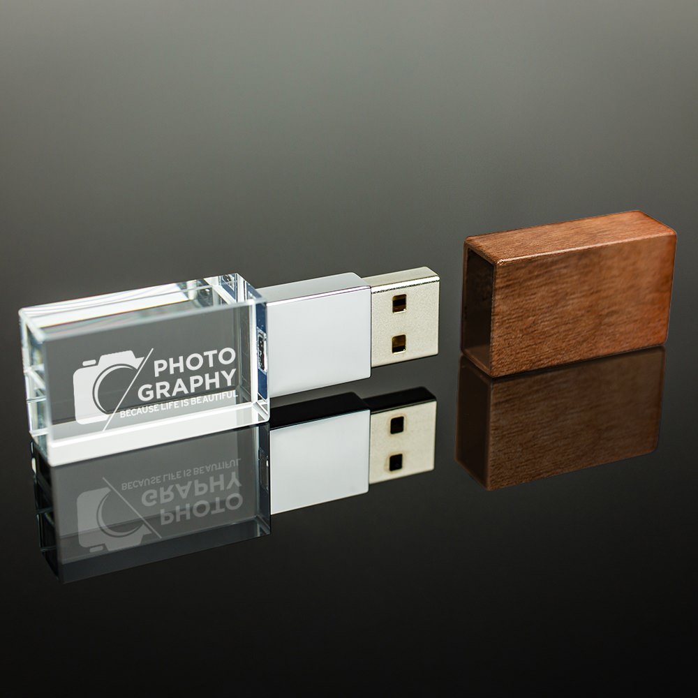 Printed Crystal USB Drives 8GB