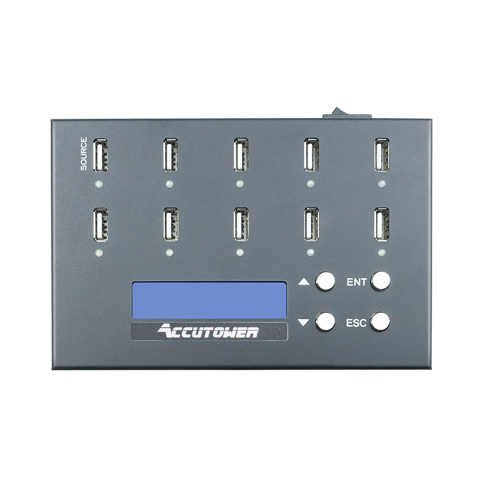 Accutower Mini USB Pro 9-Target USB Duplicator with LCD