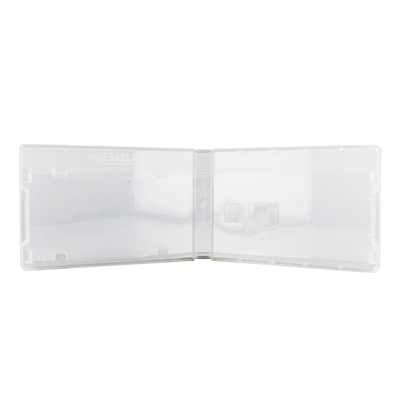 Mini Flash Pac® USB FlashPac Drive Case Super Clear with Logo