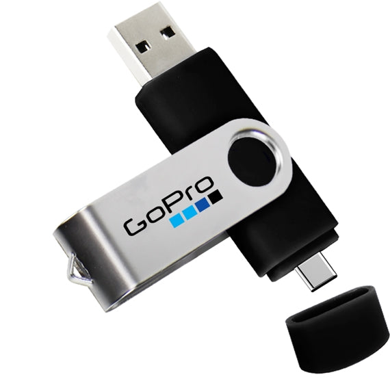 USB-C Dual Pro Swivel USB 2.0 Drive 8GB