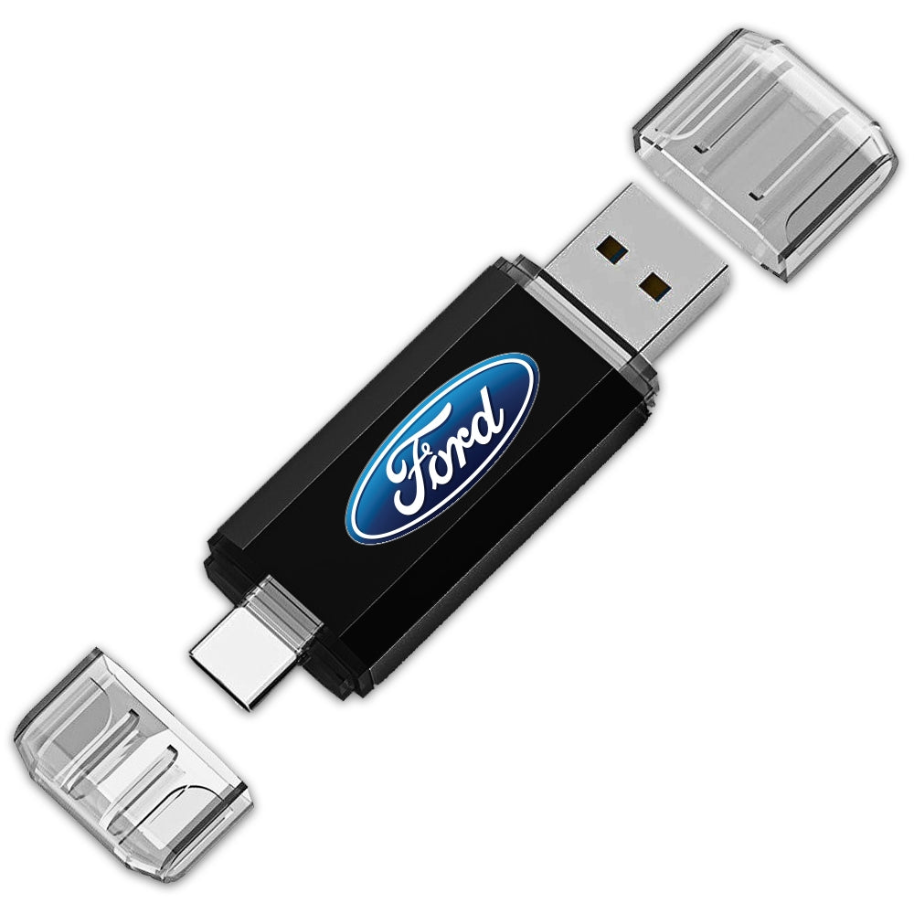 Mobile Vault Dual USB + USB-C 2.0 Drive 8GB