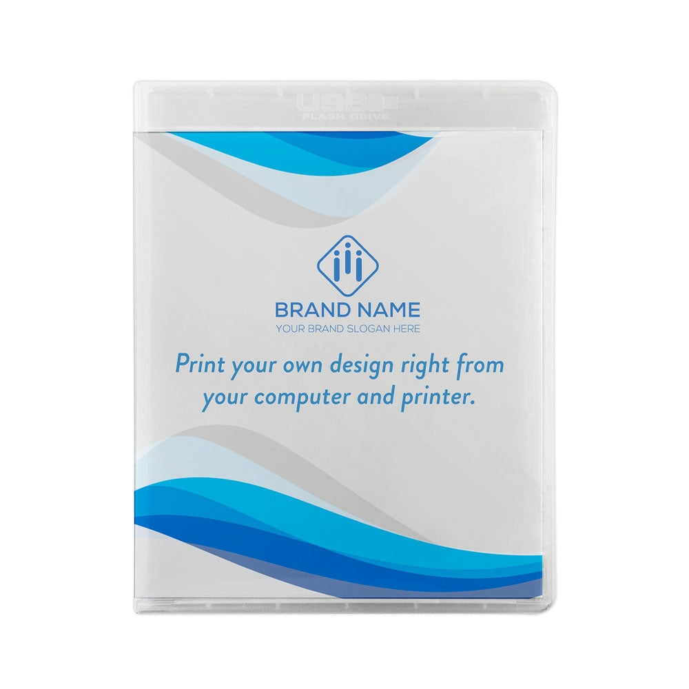 Flash Pac® USB FlashPac Drive Case Super Clear