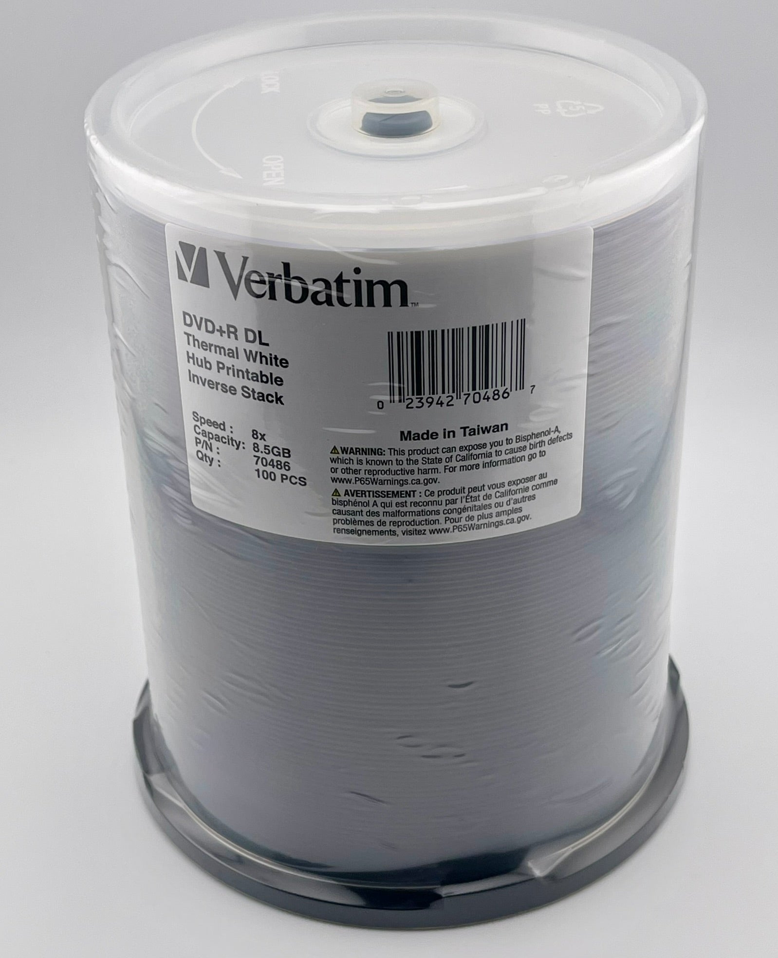 Verbatim 8x DVD+R DL White Thermal 8.5GB | 99-70486