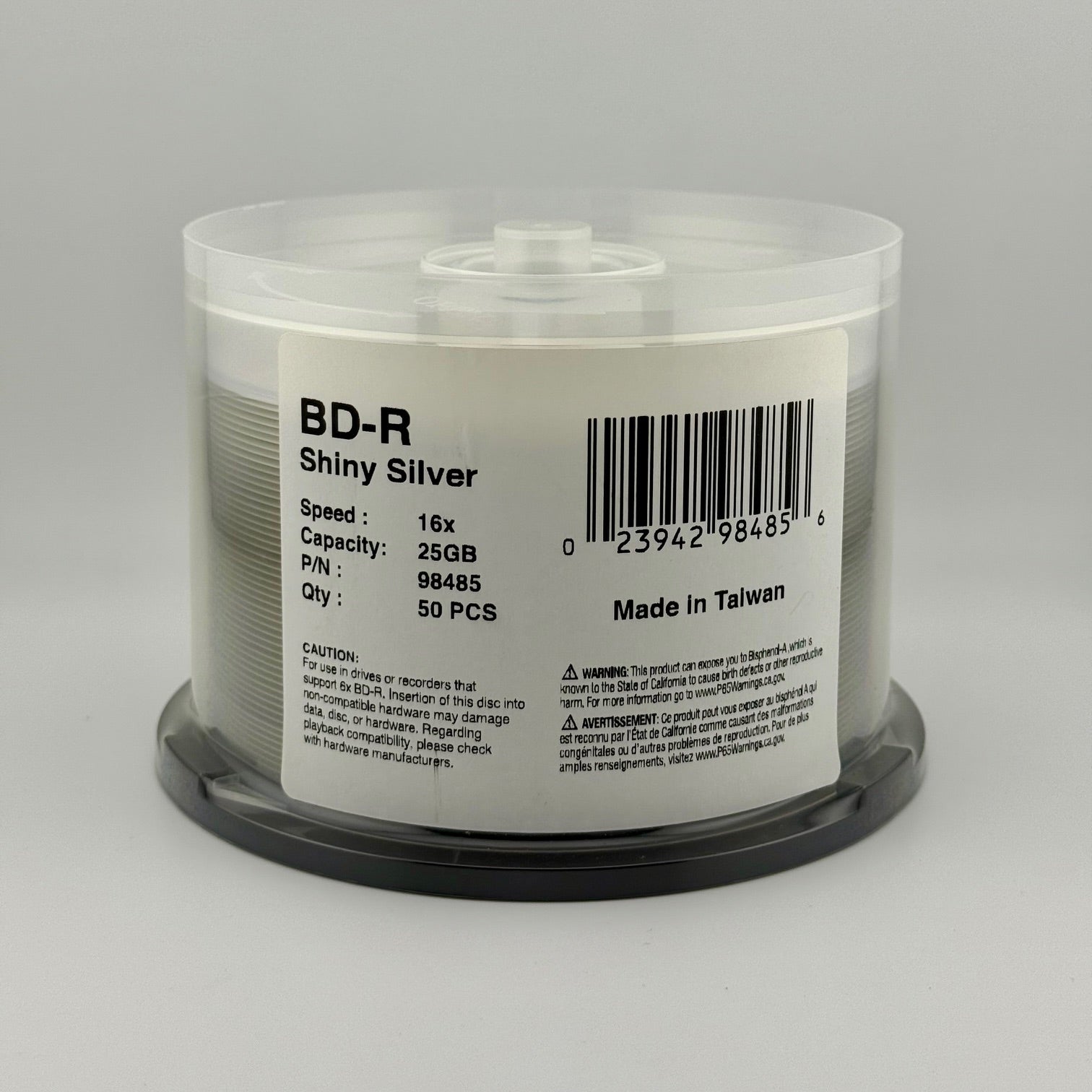 Verbatim 25GB Shiny Silver BDR