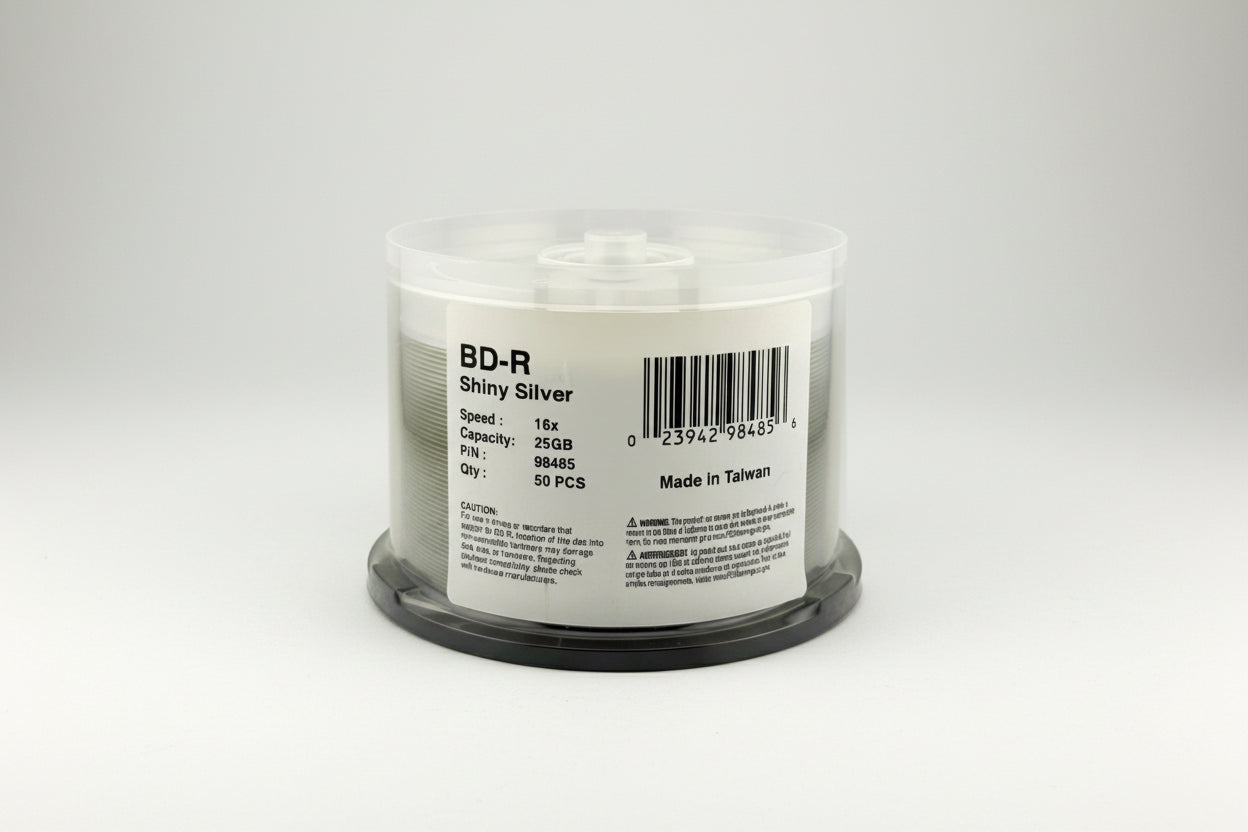 Verbatim 25GB Shiny Silver BDR