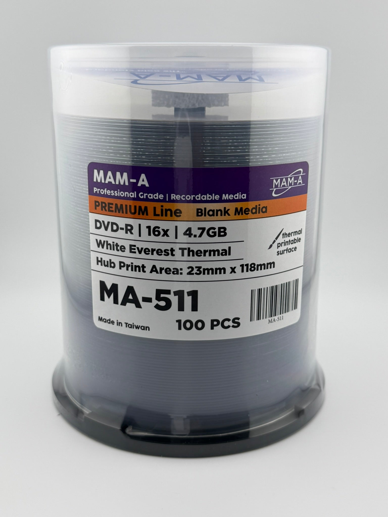 MAM-A Premium 16x White Everest Thermal DVD-R (MA-511)