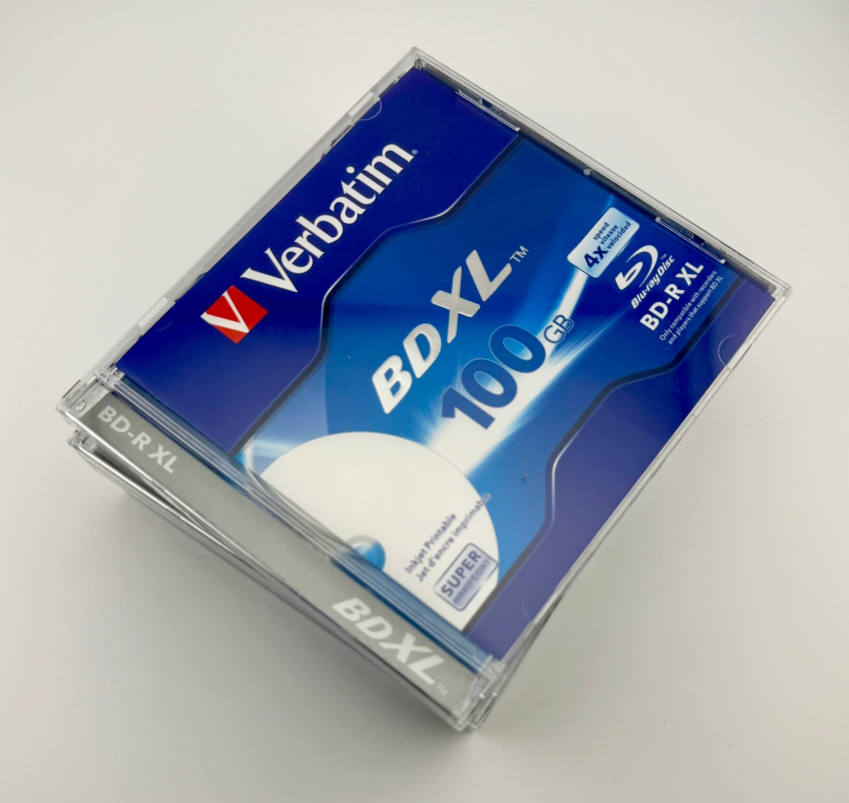 Verbatim 4X BD-R XL | 100GB | Super Hard Coat Blu-Ray (5 Pack)