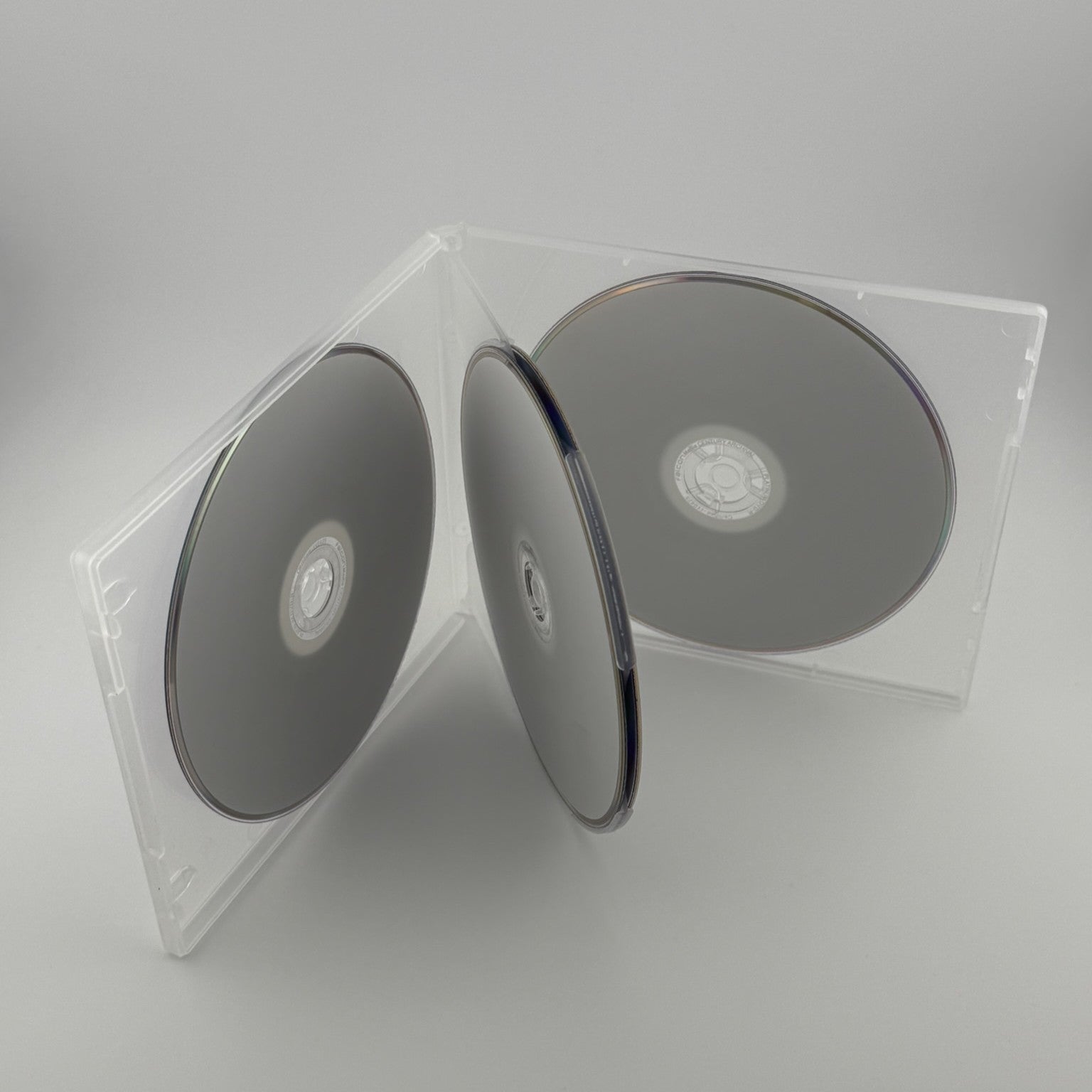 PJB 4-O/T ∙ DS 4-disc Poly Jewel Box w/ Overlay