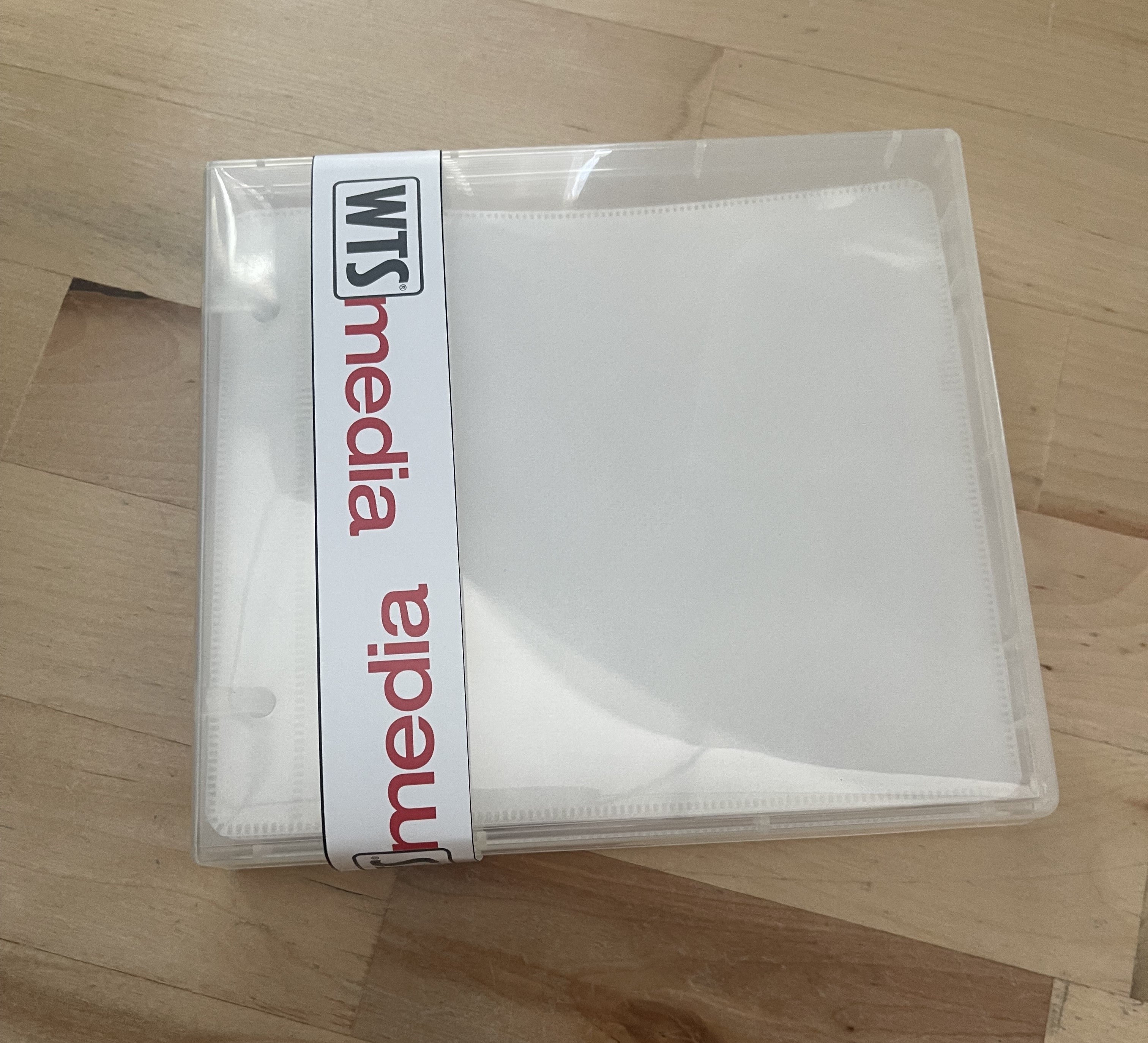 Multi-Disc CD | DVD Box Clear with Binder Sleeves (UniKeep Style) 100 Pack