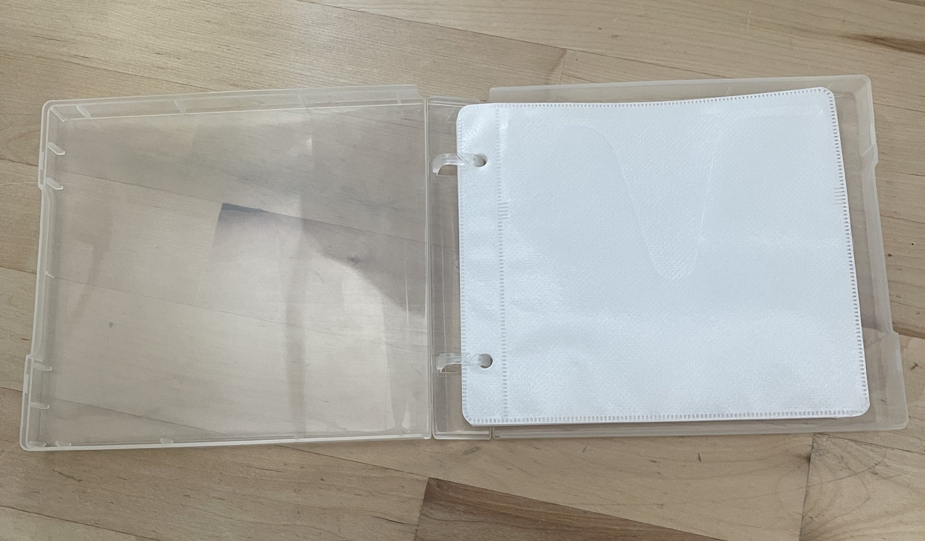 Multi-Disc CD | DVD Box Clear with Binder Sleeves (UniKeep Style) 100 Pack