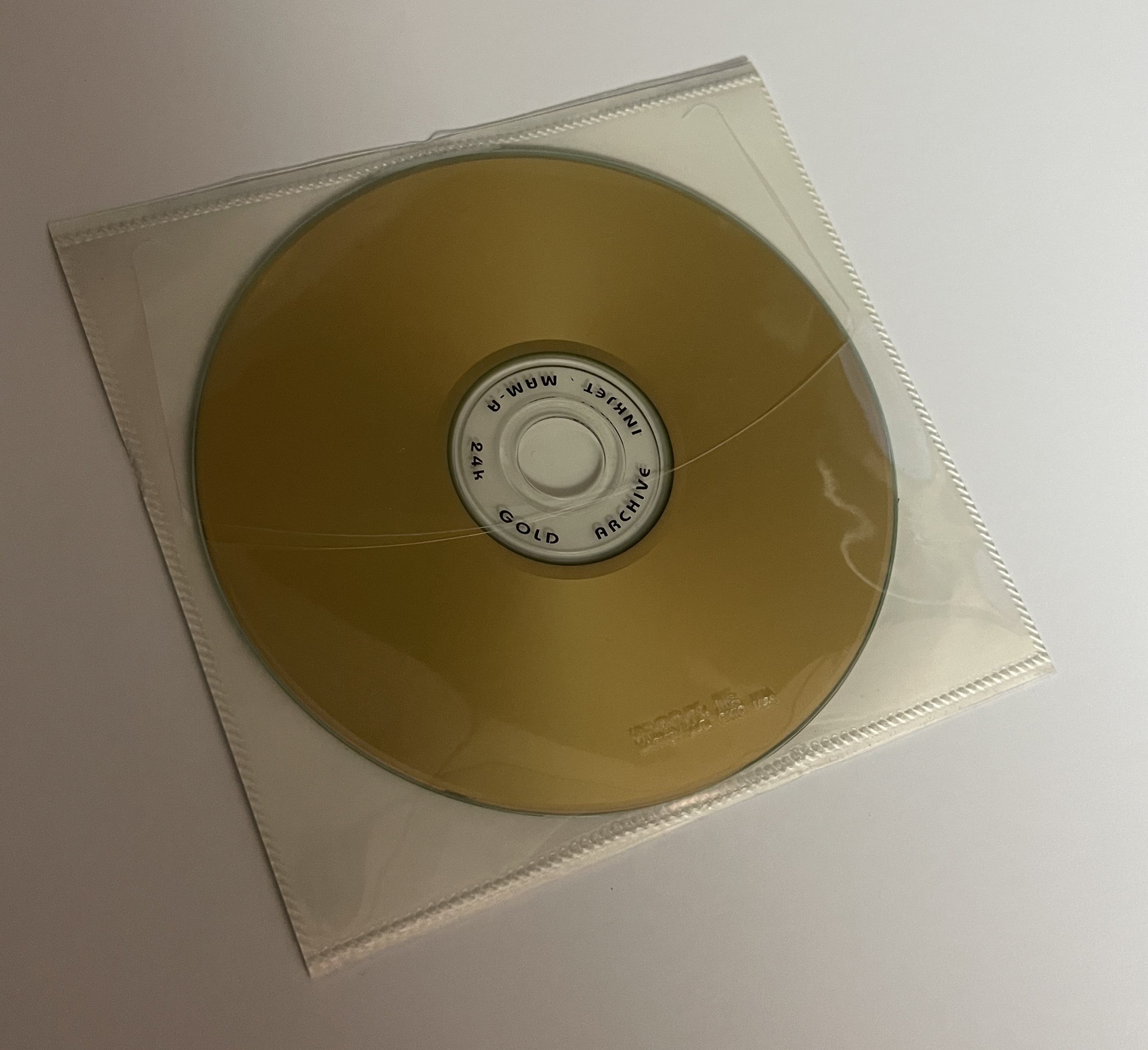 Non-Tamper CD/DVD w/Adhesive Back Poly Sleeve (1000pc Pack)