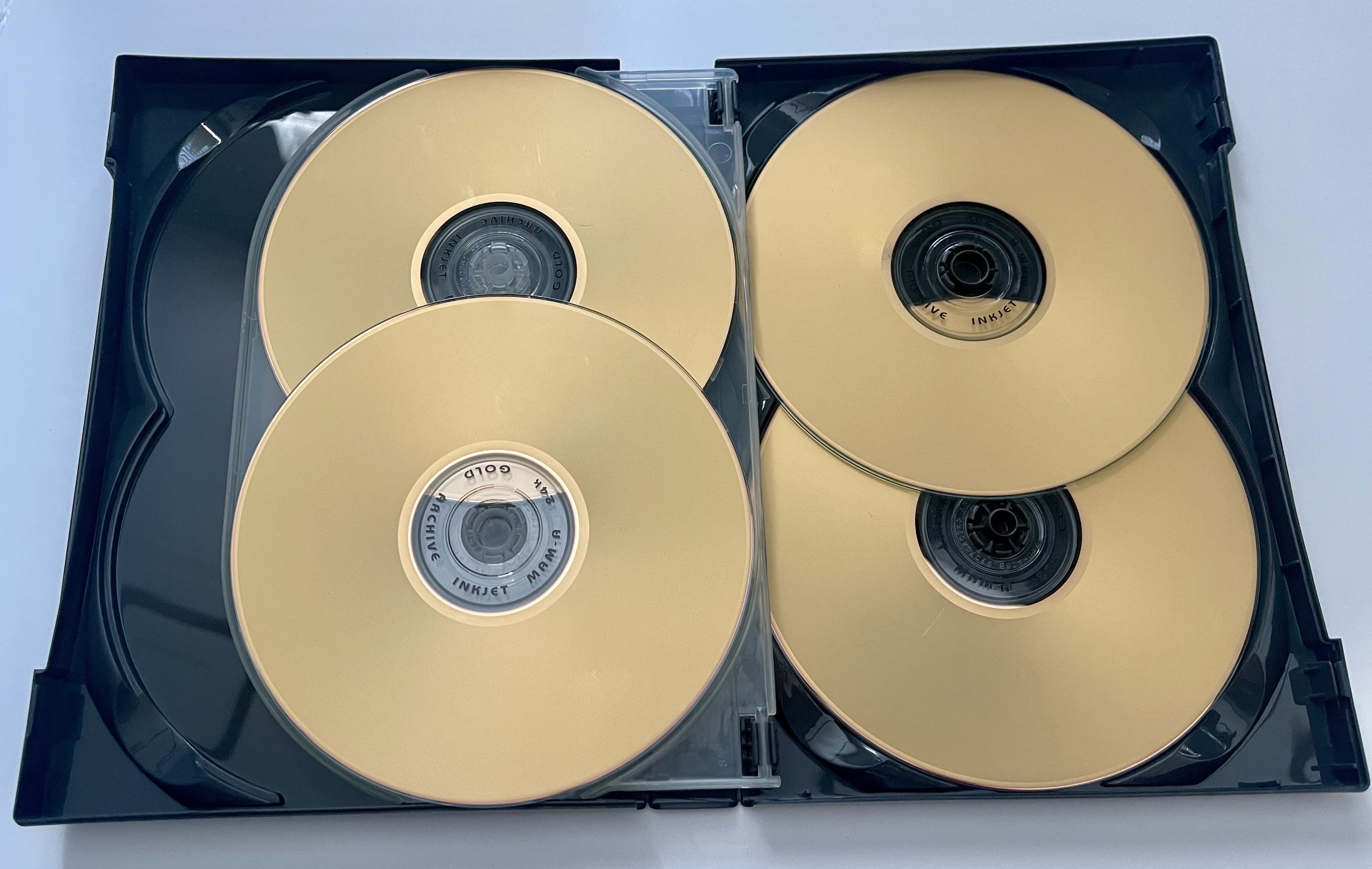 8 Disc Scanavo 1-8 Disc Black | DkGrey DVD Box