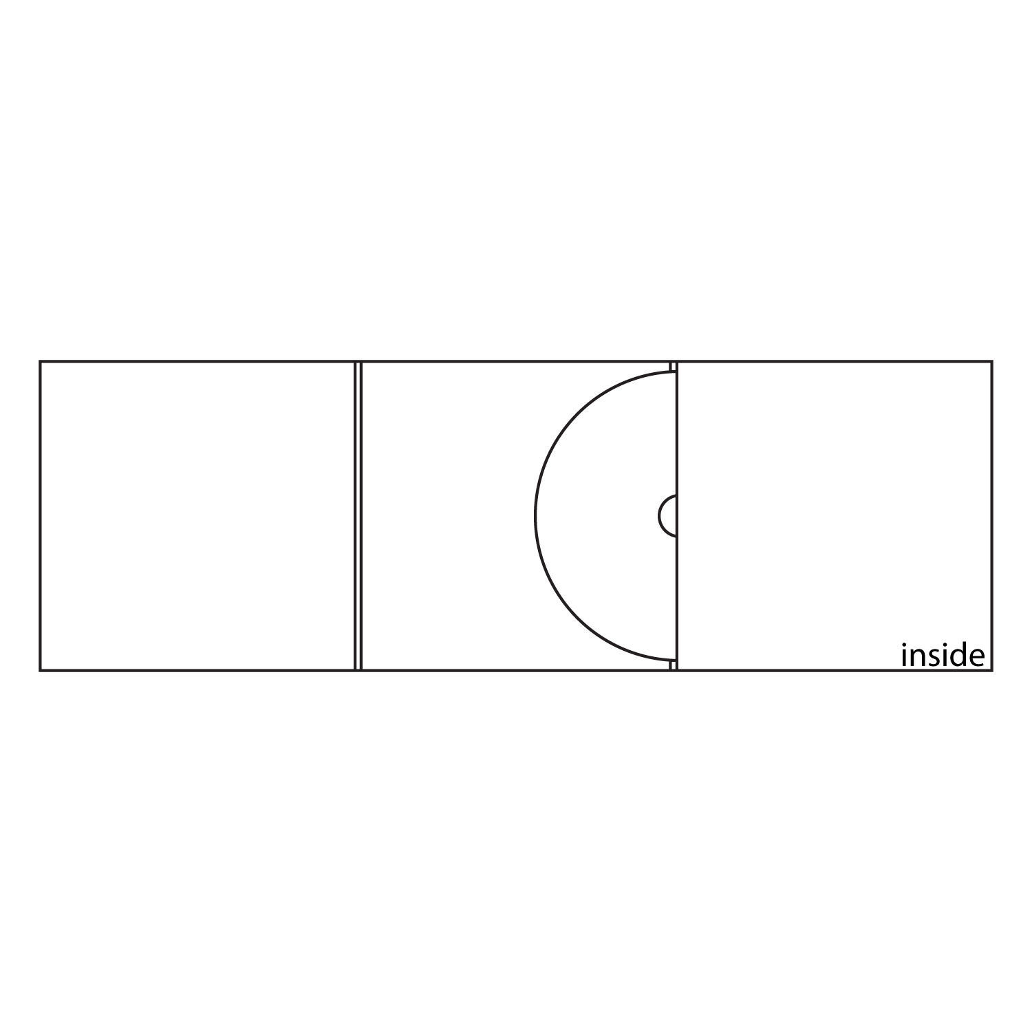 CDs in 6 Panel Sleeves (Straight Cut)