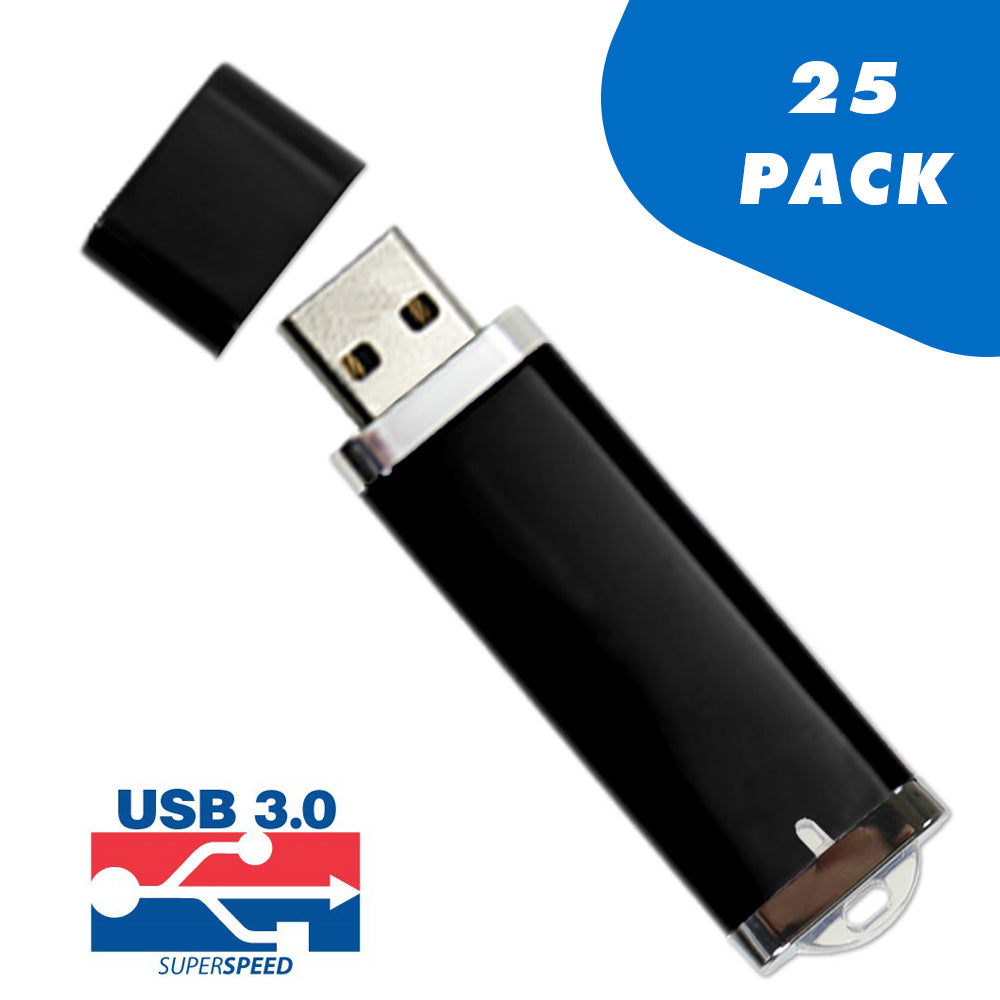 Lightning Bulk USB 3.0 Drives (25 Pack)