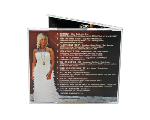 CDs in Jewel Case w/ 6 Panel Insert (Folded)
