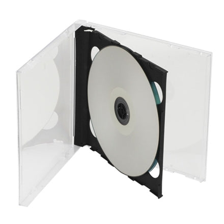 CD 2-Disc Jewel Case (Black) 200 Pack