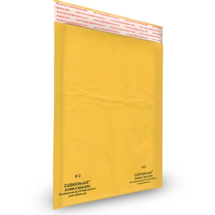 Size #0 Bubble Mailer (Case of 250)
