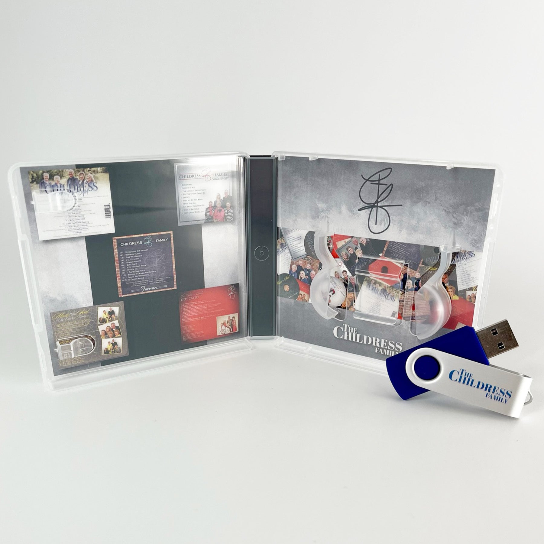 Printed USB Flash Drives w/4GB & PolyBox