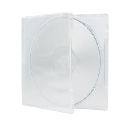 Clear Single Poly Case with Overlay (200 Pack)