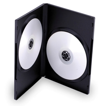 Double DVD Boxes Holds 2 Discs (100 Pack)