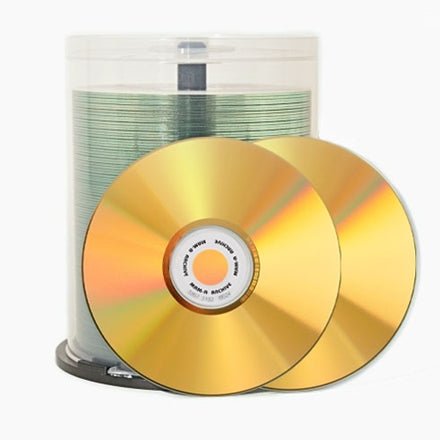 Gold CD-R - 700mb Clear Inkjet 41734