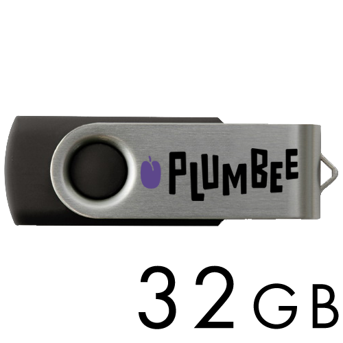 Printed USB 2.0 Flash Drives 32GB (Revolution Swivel)