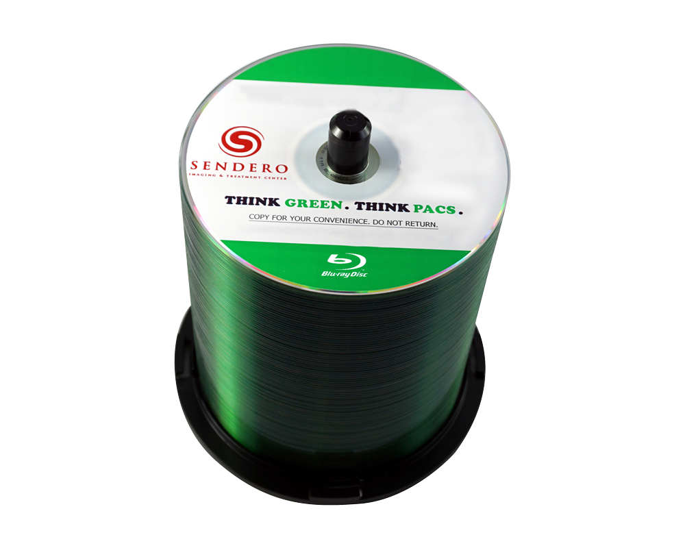 Blank BD-25GB Blu-Ray Discs with 4-Color Screen Print