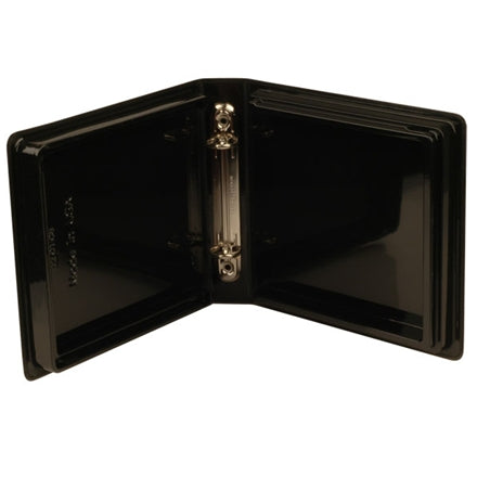 CD DVD 10-Disc Metal Ring Binder Black (50 Pack)