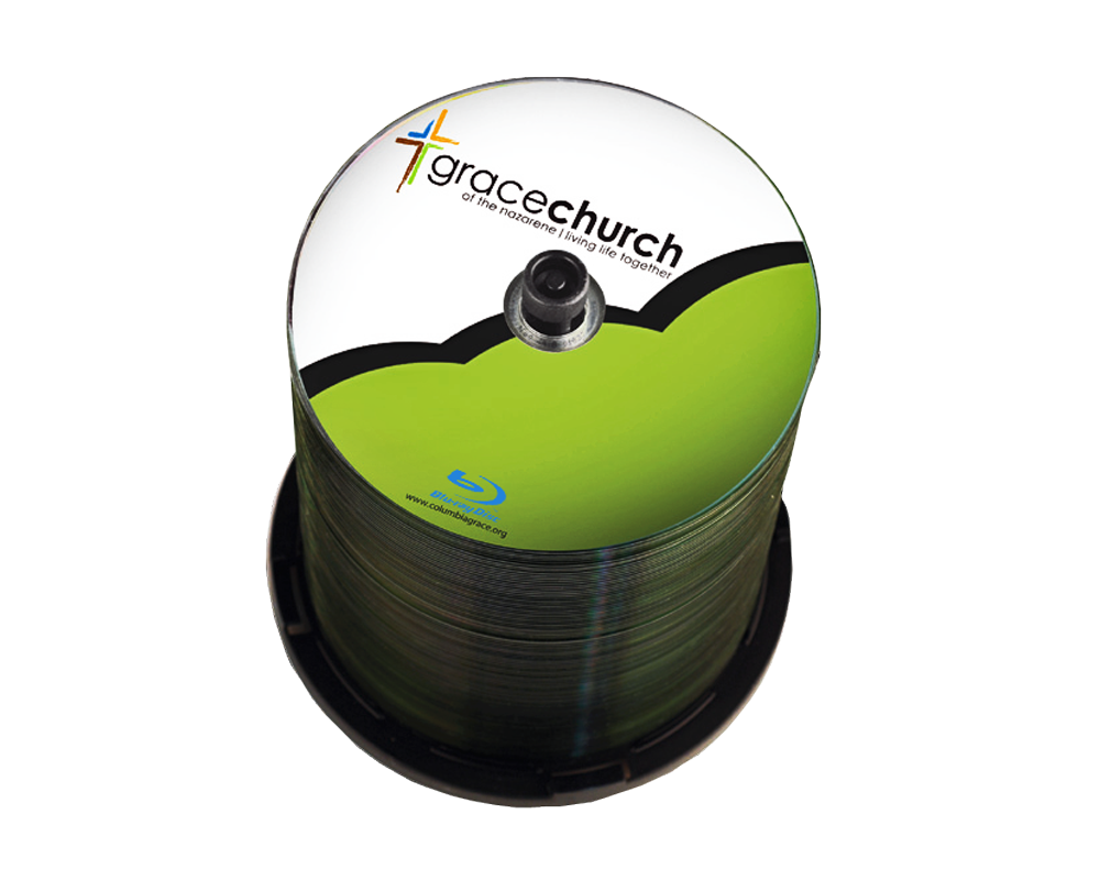 Blank BD-25GB Blu-Ray Discs with Digital Full-Color Print