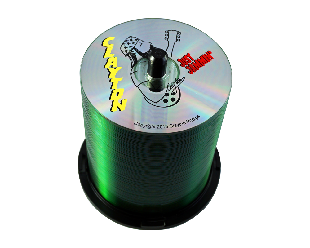 Blank CDRs with 3 Color Silkscreen