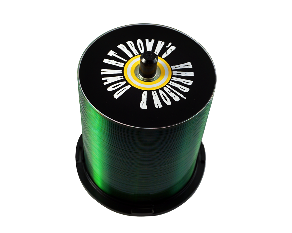 Blank DVD-Rs with 3 Color Silkscreen