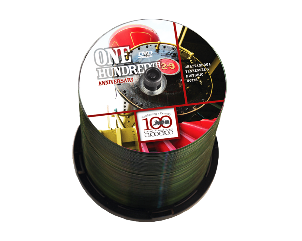 Blank Dual-Layer DVD+DL with Full-Color Print