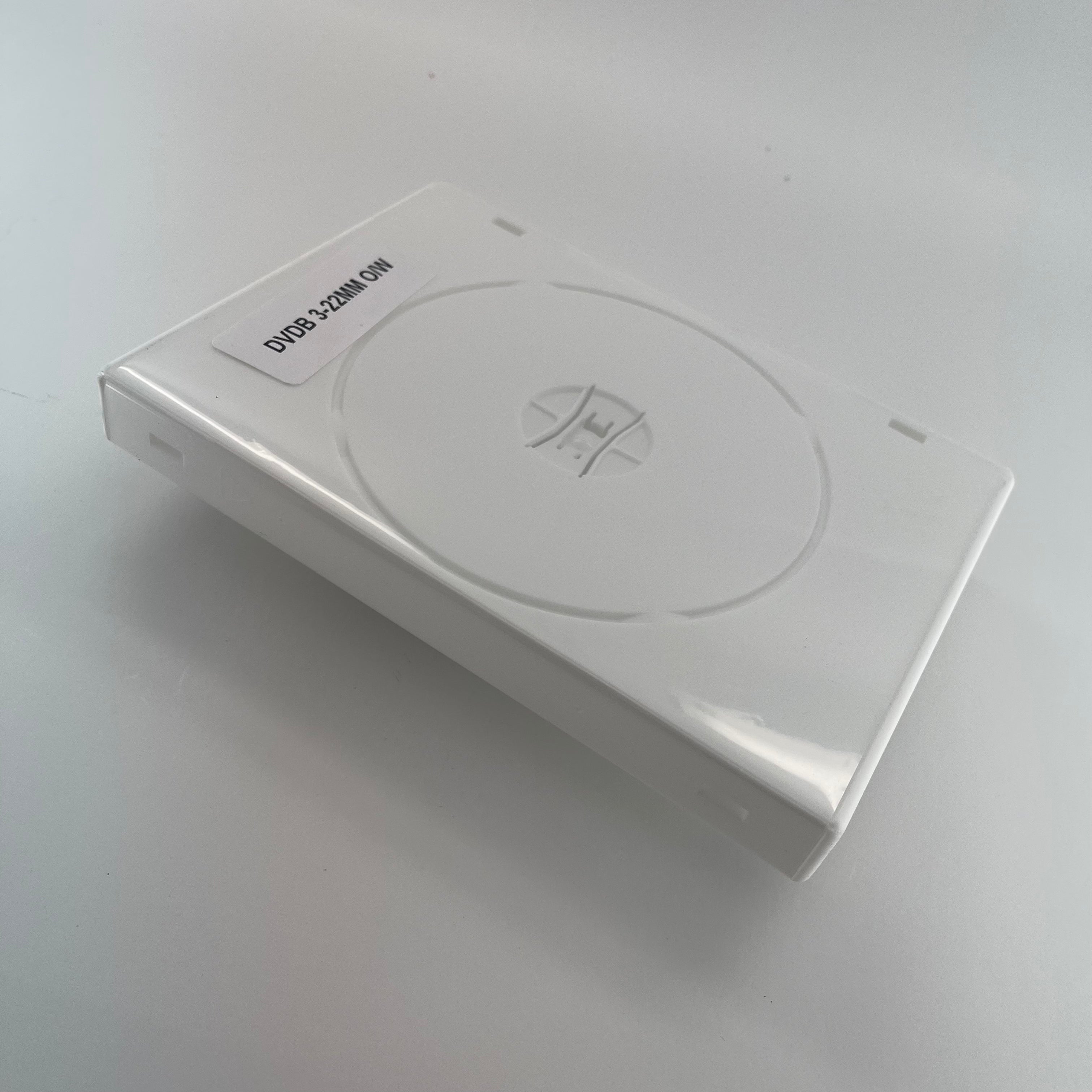 3 Disc White DVD Box (100 Pack)
