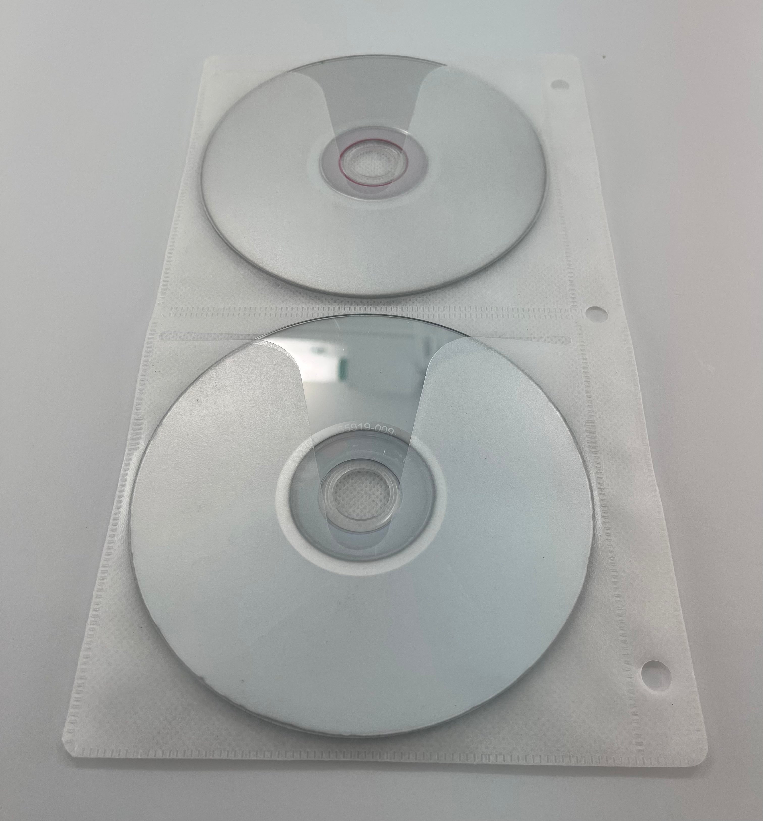 CD/DVD 3 Ring Binder Poly/Fabric Pages /up to 4 Discs (2000 Pcs)