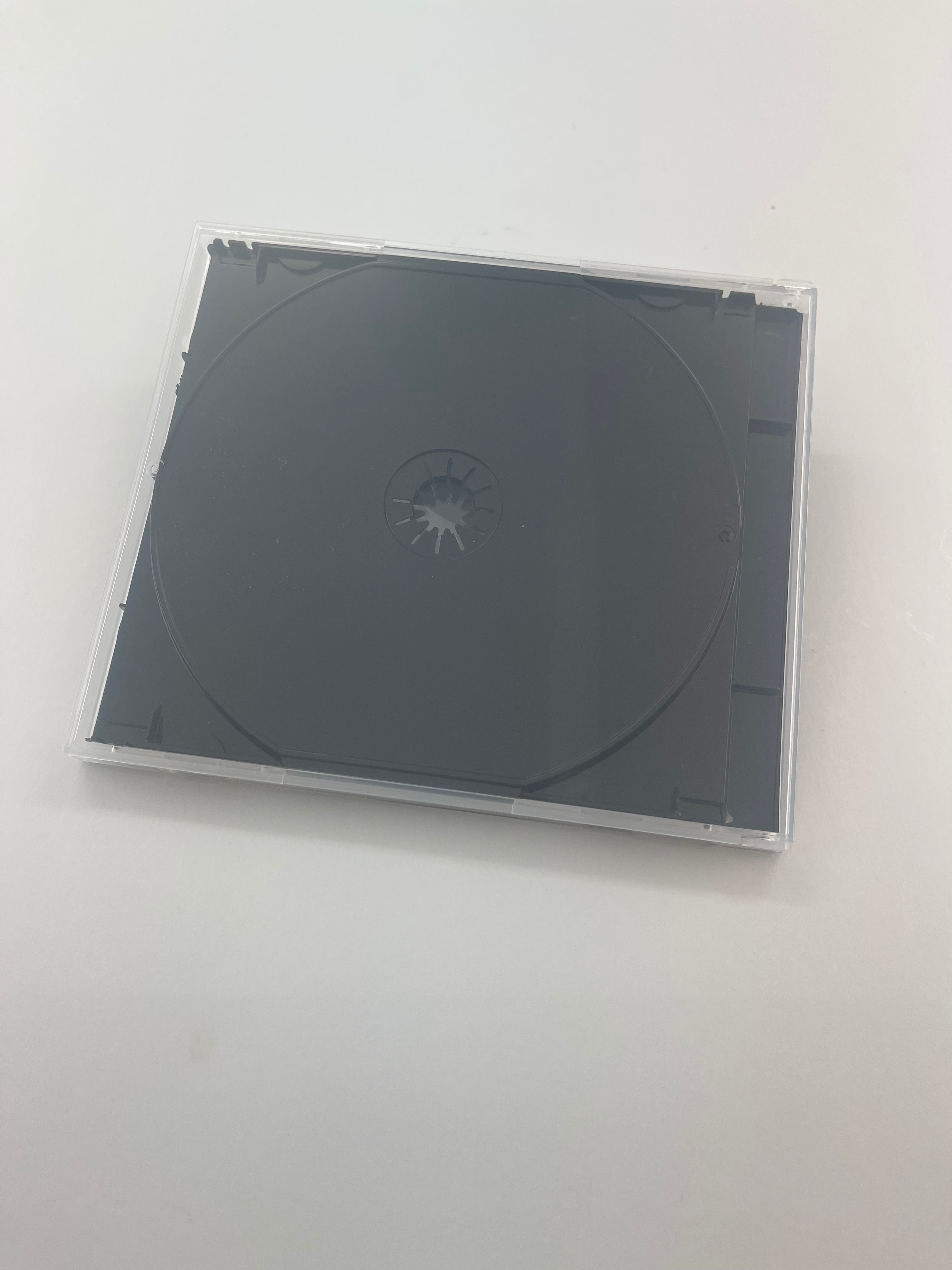 CD Poly Single Disc Jewel Case (Black Tray) (200 Pack)