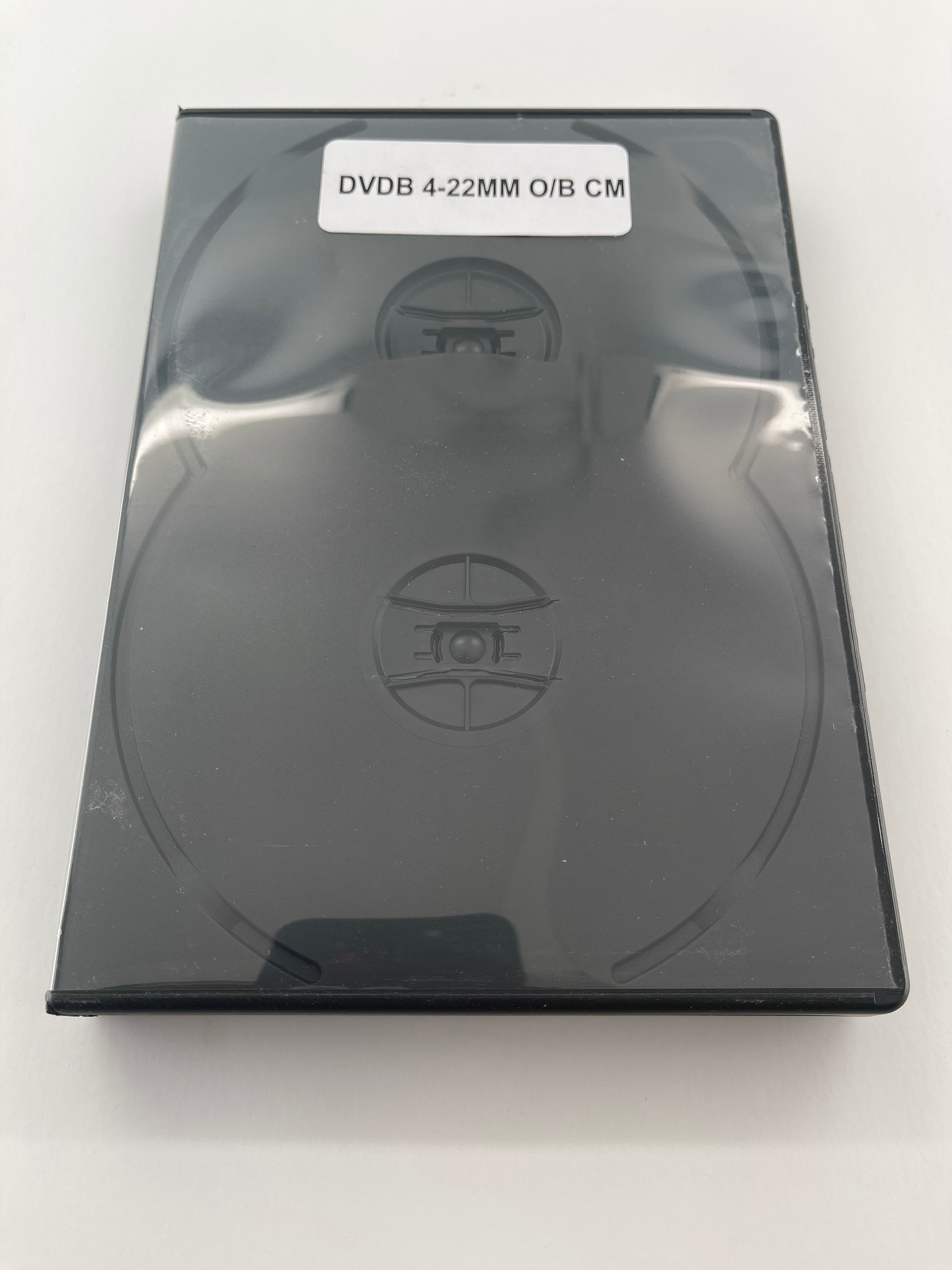 4 Disc Economy Black DVD Box (100 Pack)