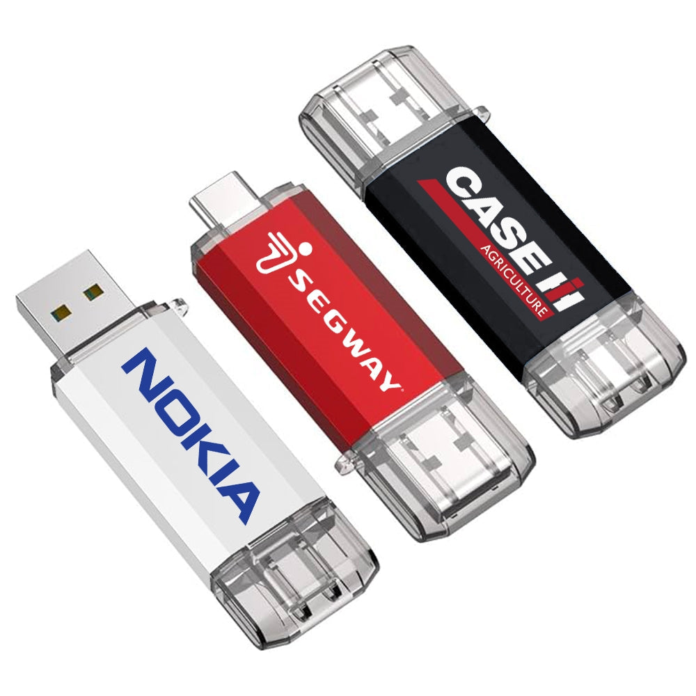 Mobile Vault Dual USB + USB-C Drive