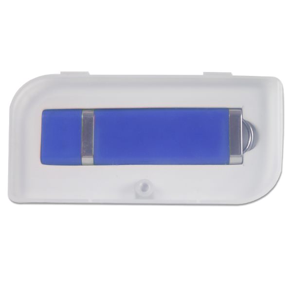 Small Magnetic Clear Plastic USB Box