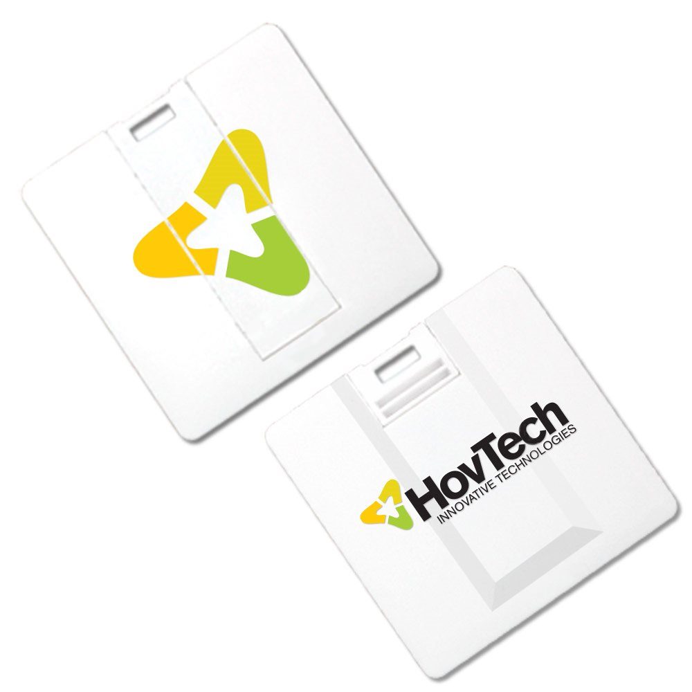 Square Card USB w/Full-Color Print (8GB)