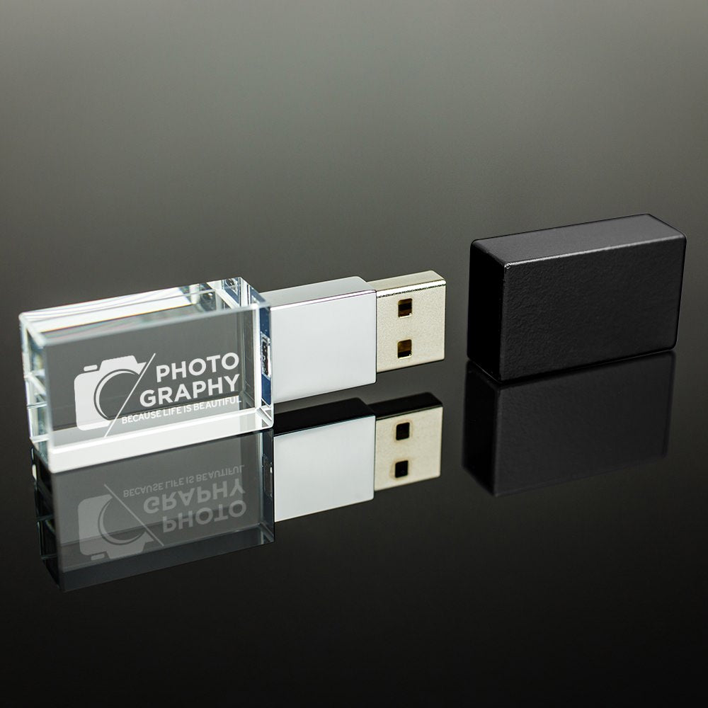 Printed Crystal USB Drives 16GB