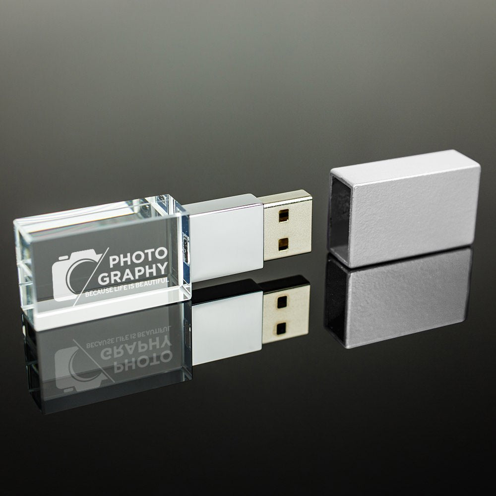 Printed Crystal USB Drives 32GB