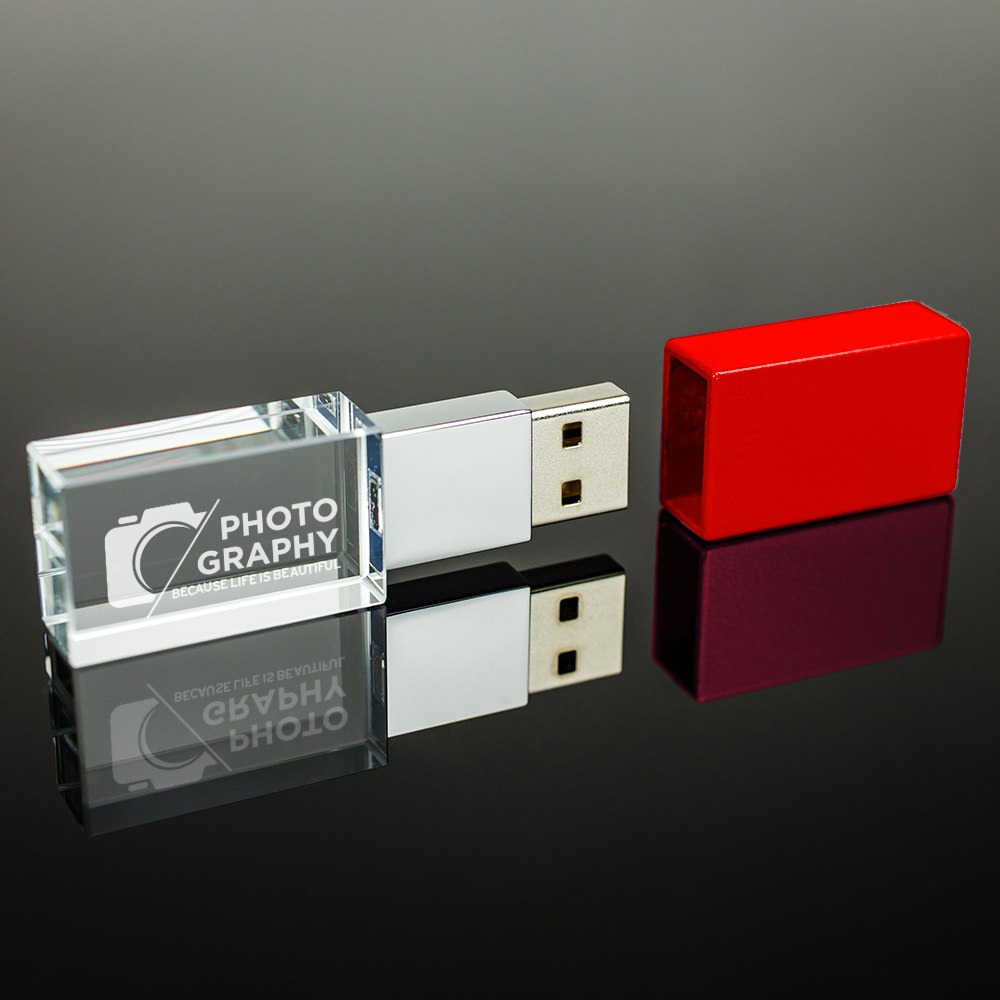 Printed Crystal USB Drives 32GB