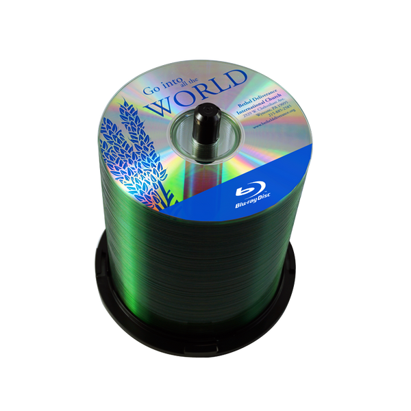 Blank BD-25GB Blu-Ray Discs with Screen Printing