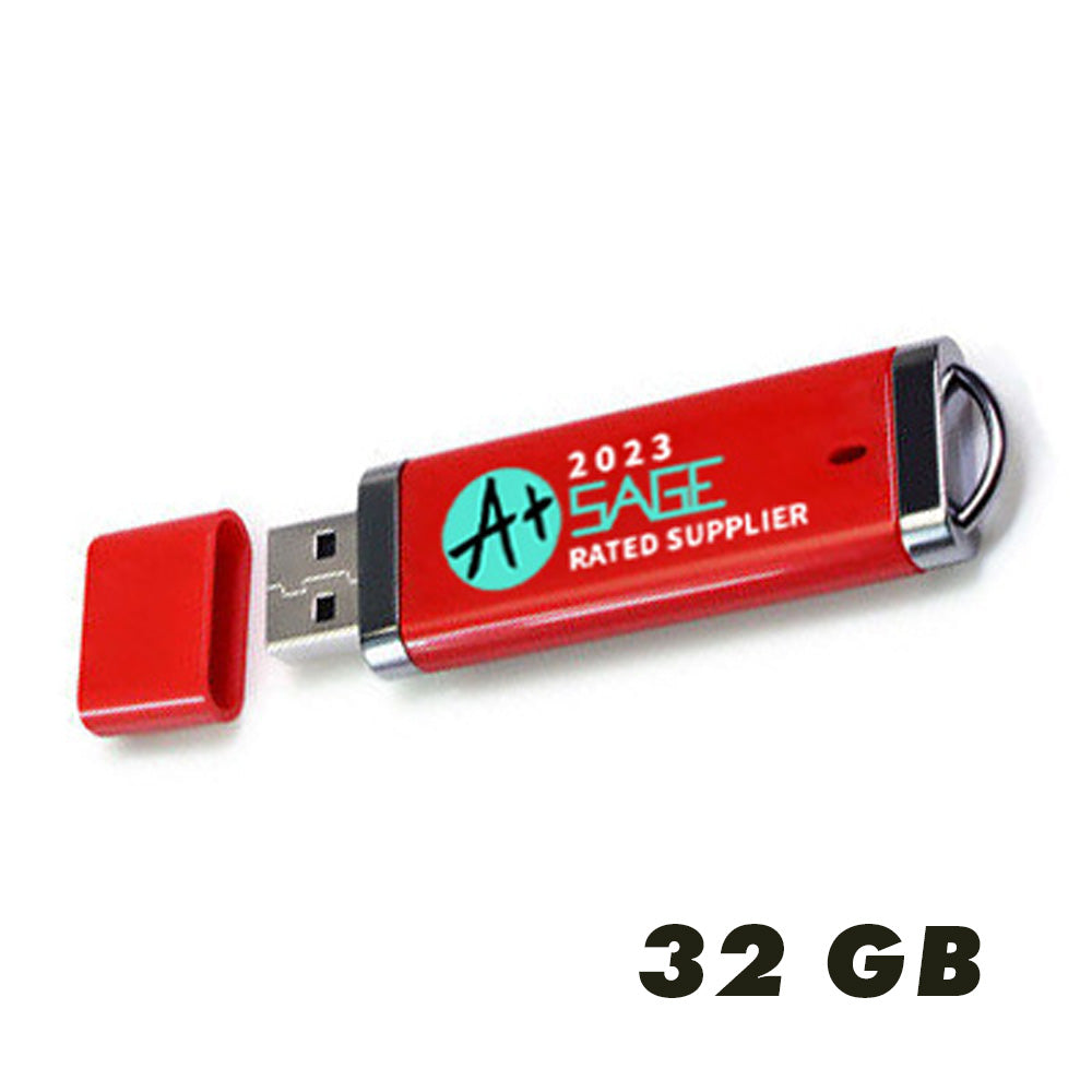 Printed USB 2.0 Flash Drives 32GB (Premium USB Drive)