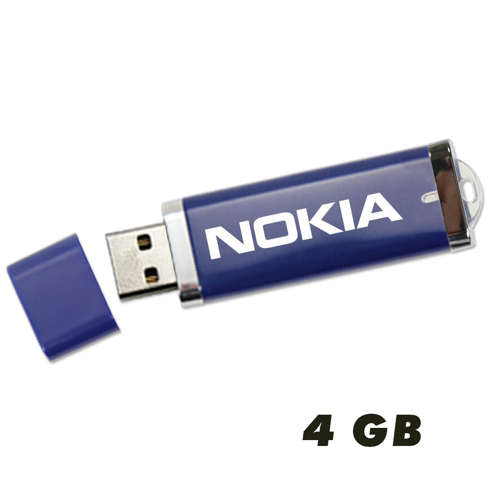 Printed USB 2.0 Flash Drives 4GB (Premium USB Drive)