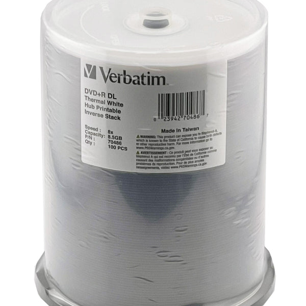 Verbatim 8x DVD+R DL White Thermal 8.5GB | 99-70486