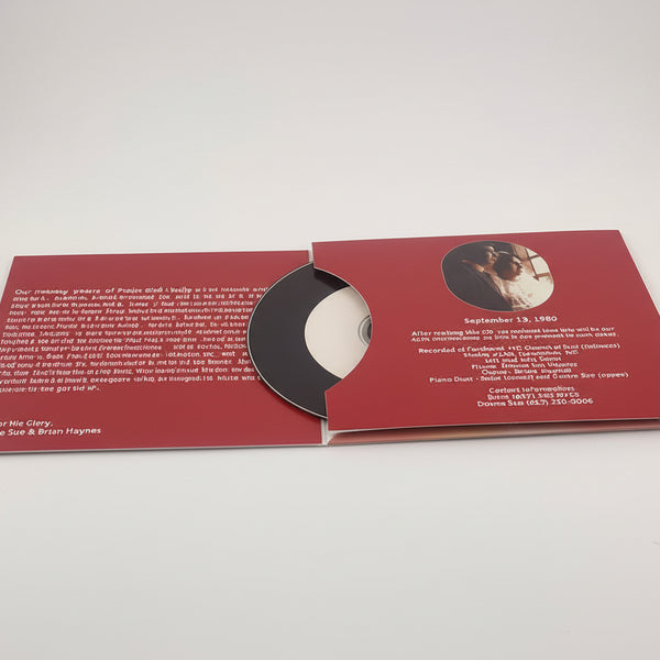CDs in 4 Panel Crescent Pocket Sleeve