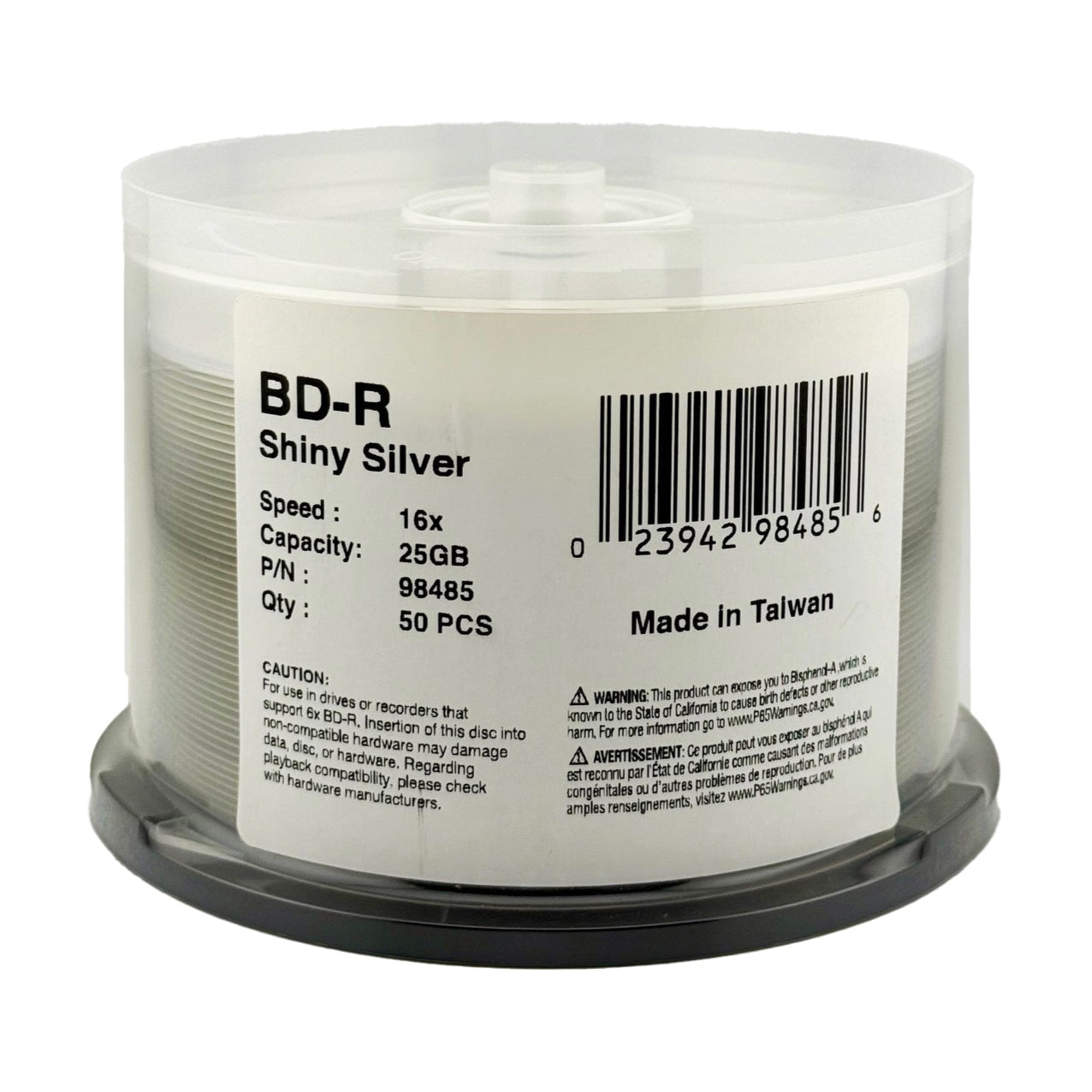Verbatim 25GB Shiny Silver BDR